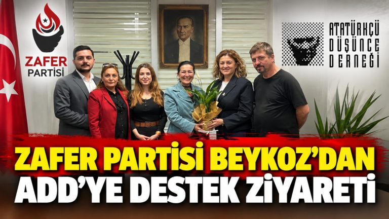 Zafer Partisi Beykoz’dan ADD’ye destek ziyareti