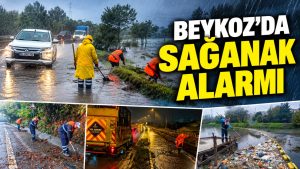 Beykoz sağanağa teslim: Metrekareye 95 kilograma varan yağış!