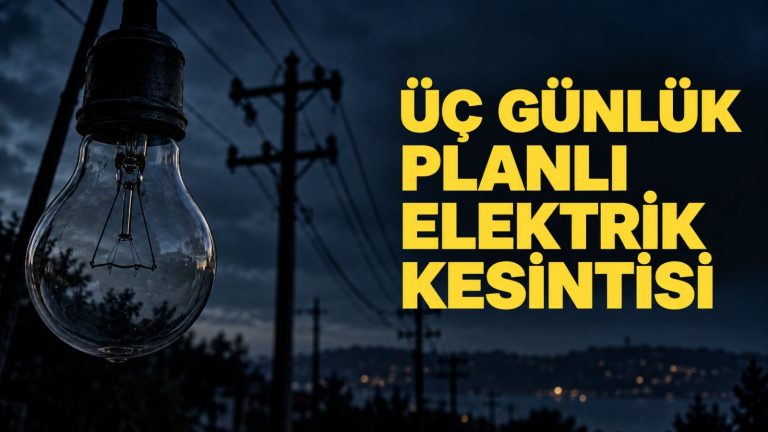 Beykoz’da Üç Gün Planlı Elektrik Kesintisi