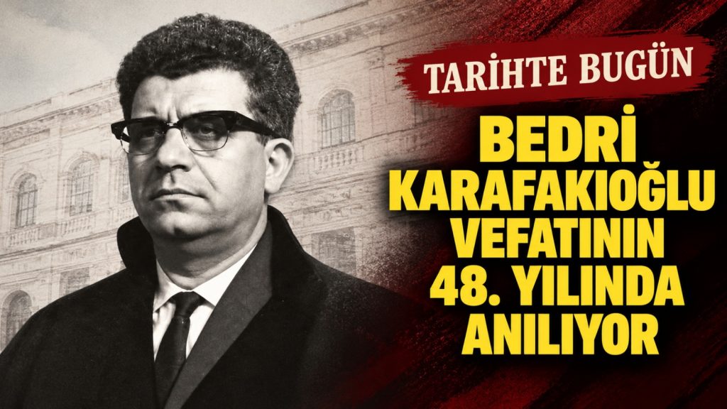 İTÜ’nün eski Rektörü Bedri Karafakıoğlu’nu anıyoruz