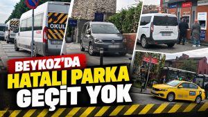Beykoz’da hatalı parkla mücadele: 70 araca ceza