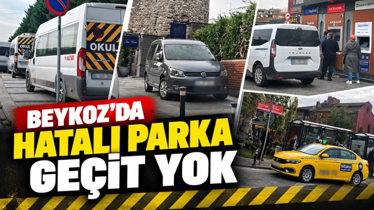 Beykoz’da hatalı parkla mücadele: 70 araca ceza